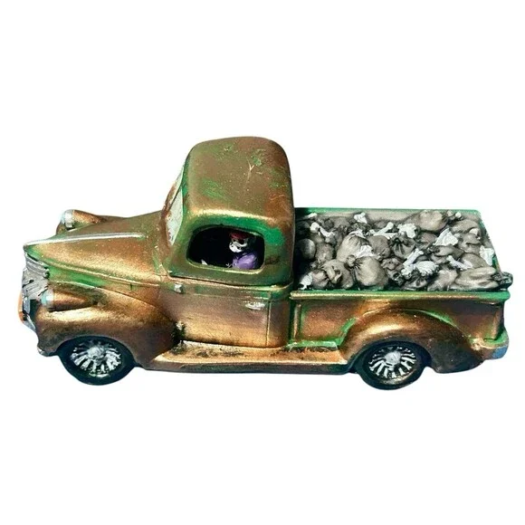Lemax 2024 Spooky Town Village Accessory Garbage Pick-Up Truck #43705 EUC - Picture 2 of 9